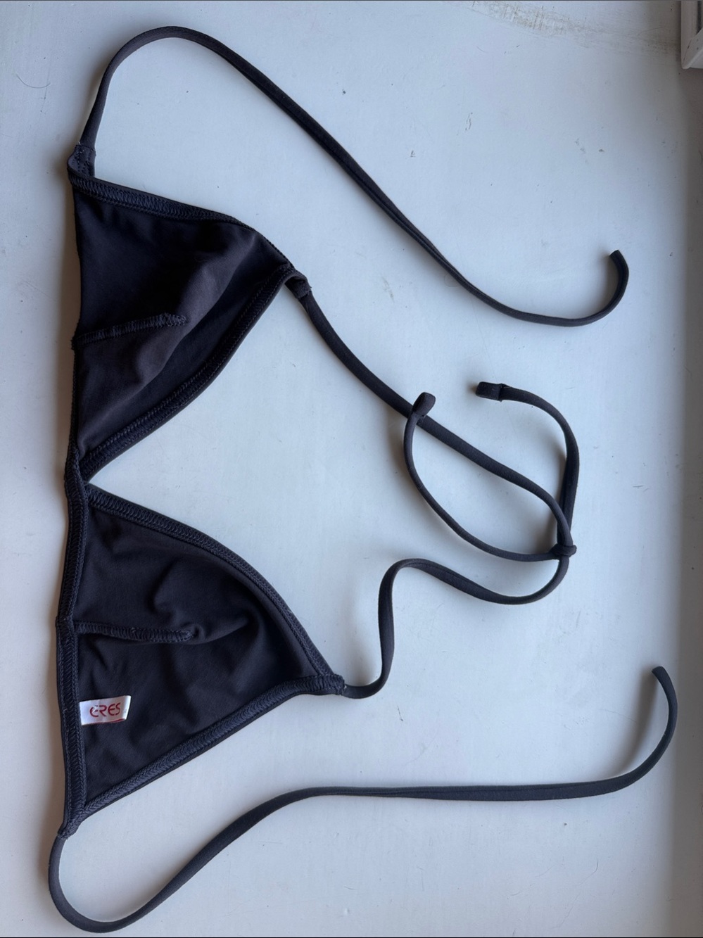 Classic Black Triangle Bikini Top - CRES